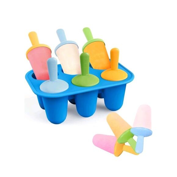 Amazon Other - Lamesa Popsicles Molds Silicone, 6 Pieces BPA-Free Ice Pop Mold, Reusable s32